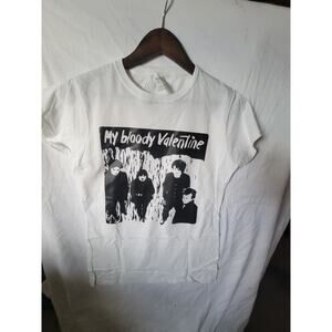 My bloody Valentine   band  t shirt size Ladies   xl white